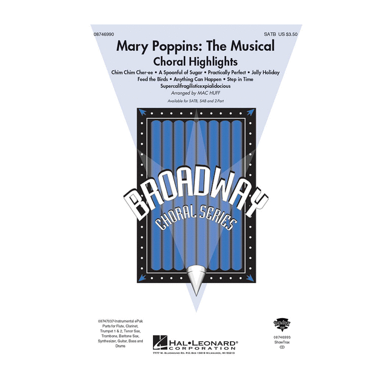  Visualizza ingrandito Mary Poppins - The Musical Choral Highlights