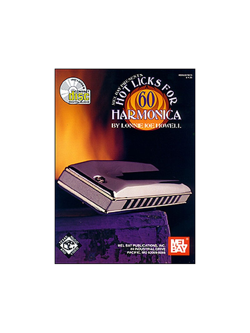 60 Hot Licks for Harmonica (book/CD)