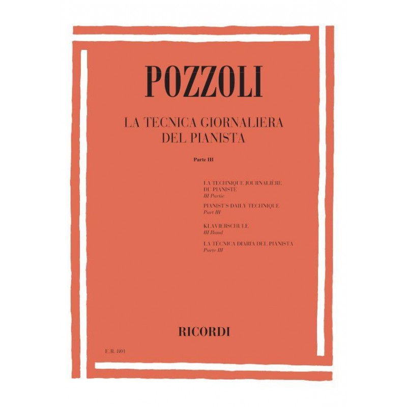 La tecnica giornaliera del pianista - Parte III