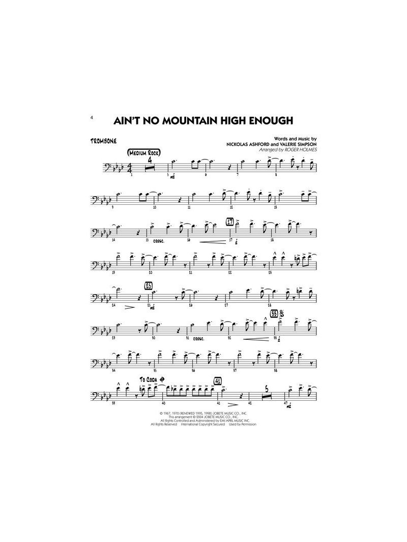 Big Band Play-Along: Popular Hits for Trombone (book/CD)