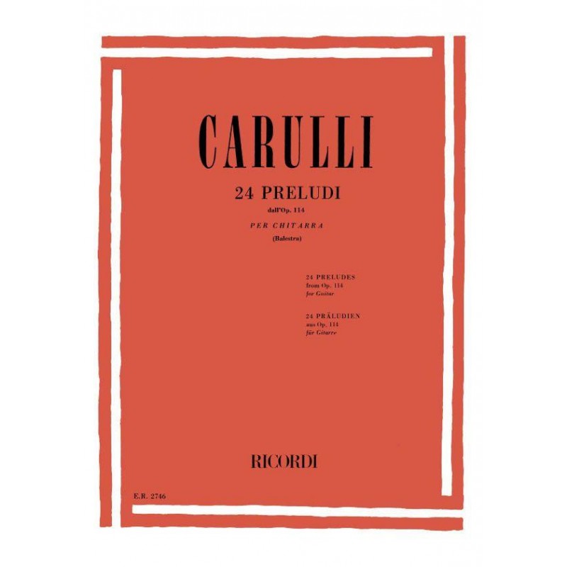 Carulli - 24 Preludi dall'Op. 114
