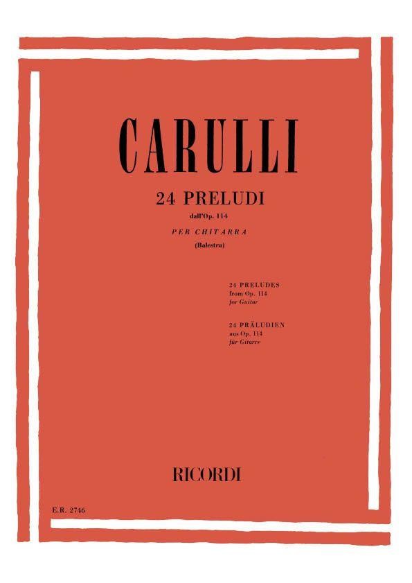 Carulli - 24 Preludi dall'Op. 114