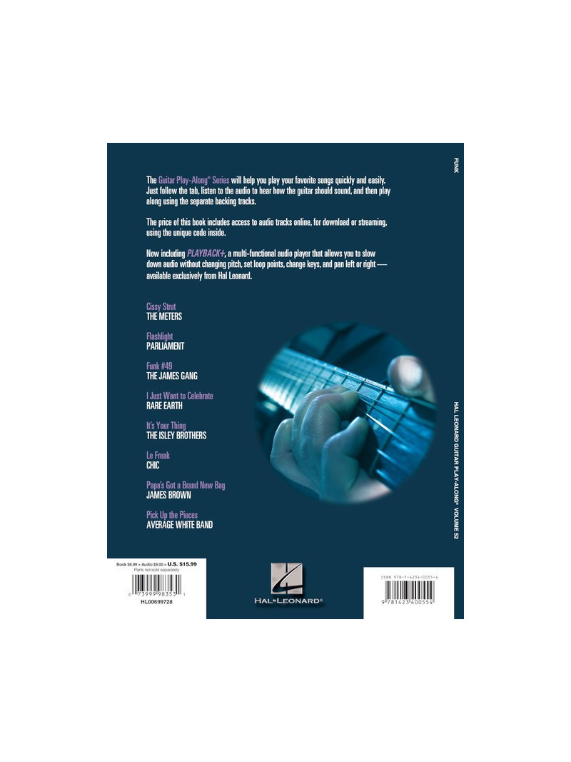 Funk: Guitar Play-along volume 52 (book/CD)