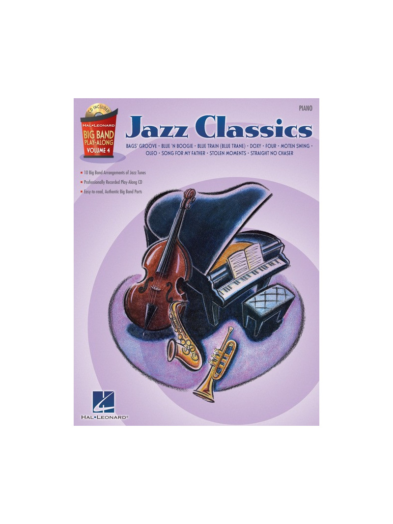 Big Band Play-Along: Jazz Classics Piano (book/CD)