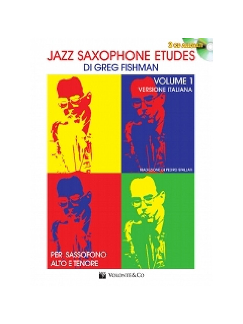 Jazz Saxophone Etudes Volume 1 (book/2 CD)