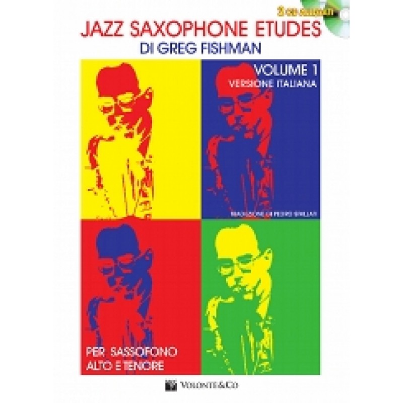 Jazz Saxophone Etudes 1 - Edizione Italiana (book/2 CD)