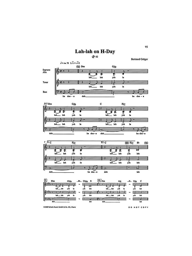 Loop Songs: Studies for Jazz, Pop and Gospel Choirs (book/CD)