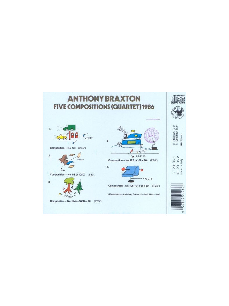 CD - Five Compositions (quartet) - 1986
