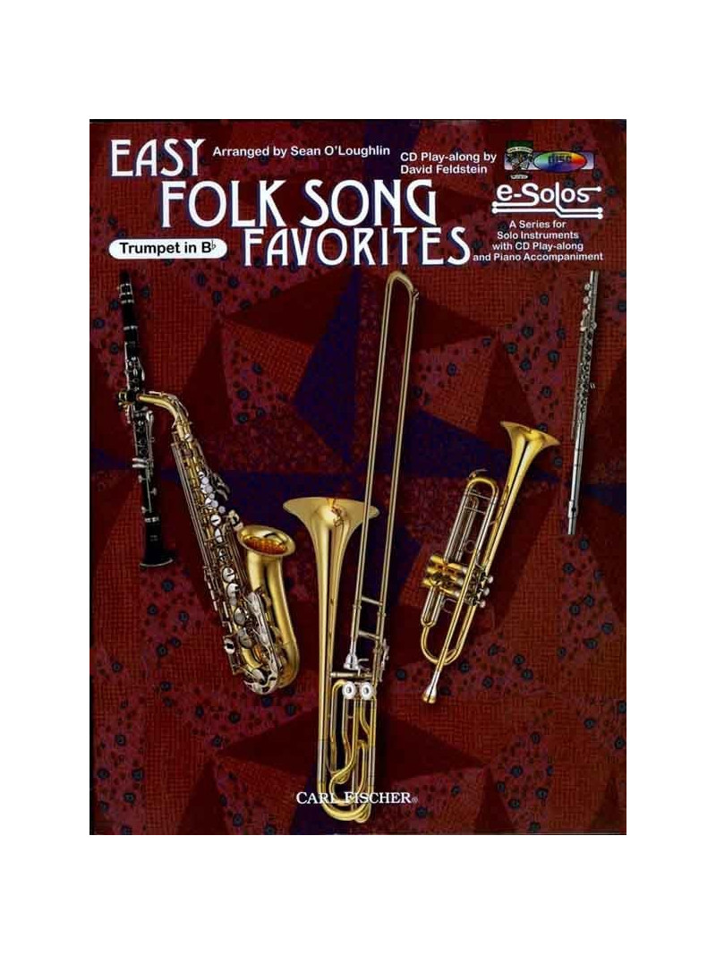 Easy folk song favorites + CD play along for  trumpet