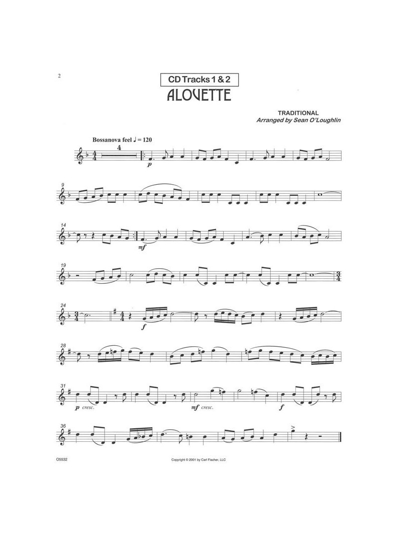 Easy folk song favorites + CD play along for  trumpet