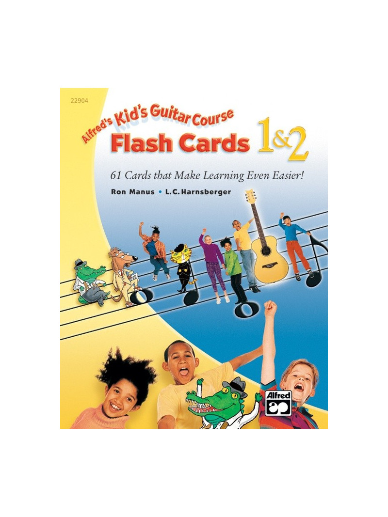 Alfred's Kid's Guitar Course Flash Cards 1 & 2