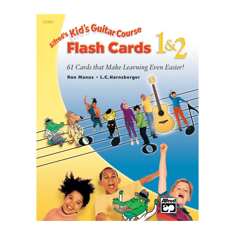 Alfred's Kid's Guitar Course Flash Cards 1 & 2
