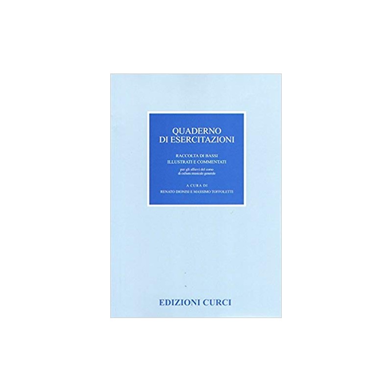 Quaderno di esercitazioni