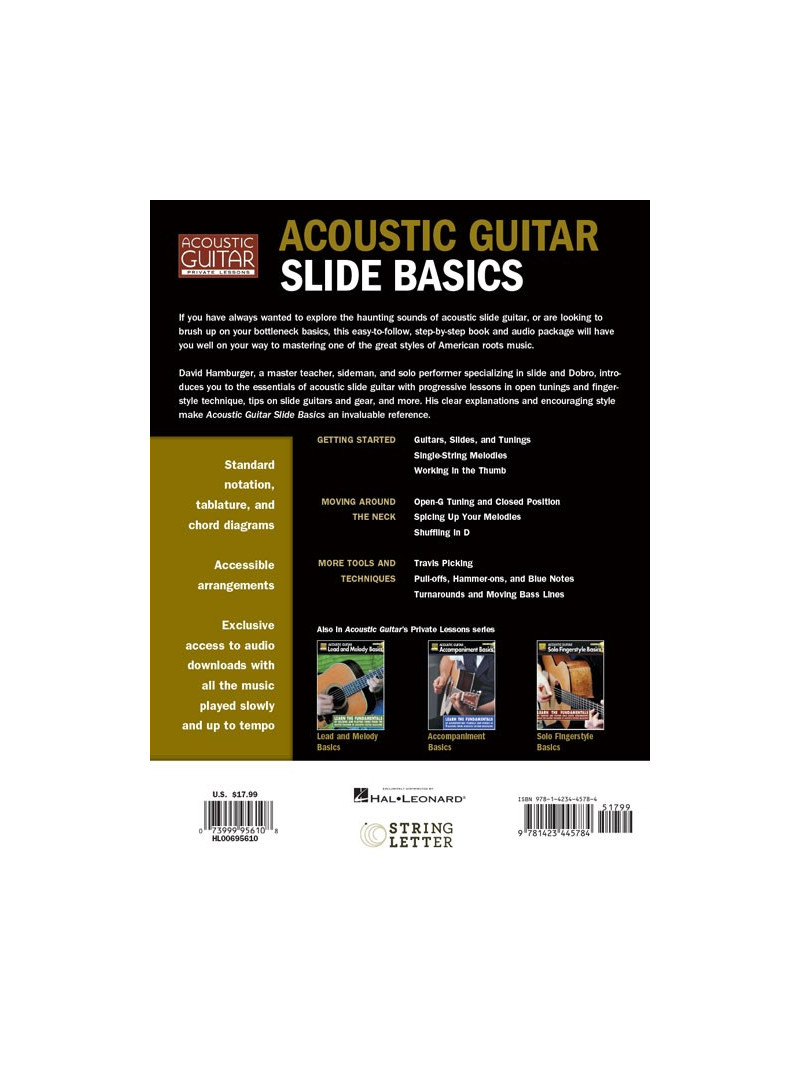 Acoustic Guitar: Slide Basics (book/CD)