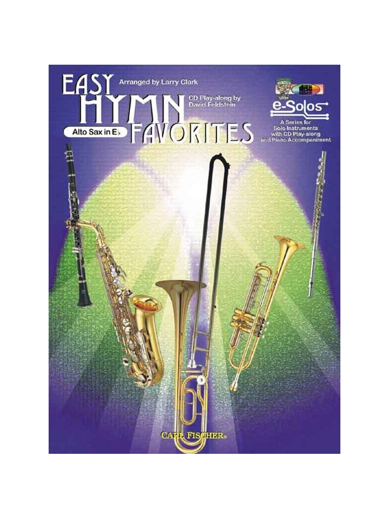 Easy Hymn Favorites Alto Sax (book/CD)