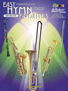 Easy Hymn Favorites Eb Alto Sax (book/CD)