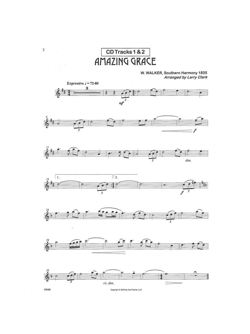 Easy Hymn Favorites Alto Sax (book/CD)