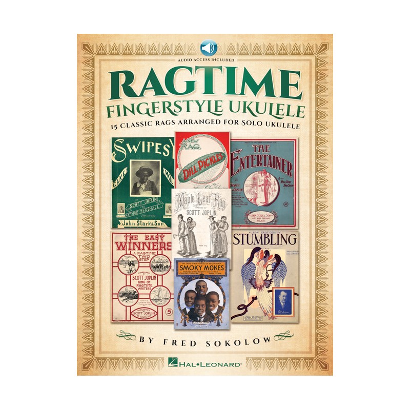 Ragtime Fingerstyle Ukulele (book/Audio Online)