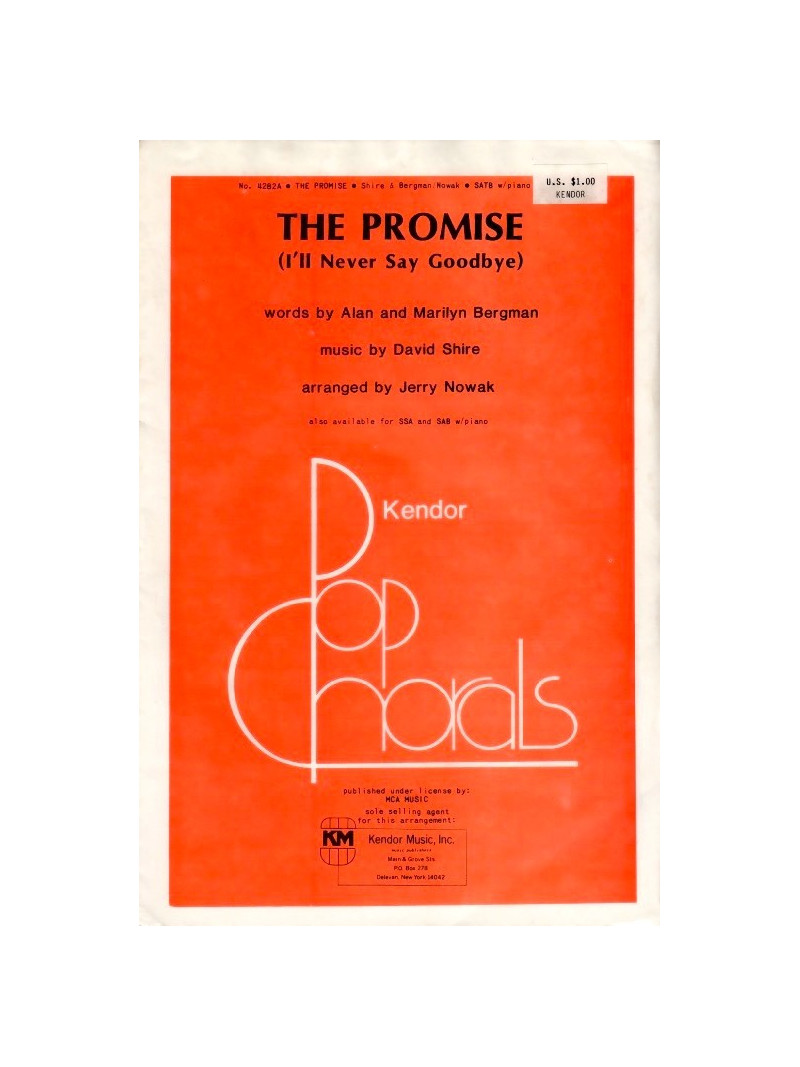 The Promise (I'll Never Say Goodbye)