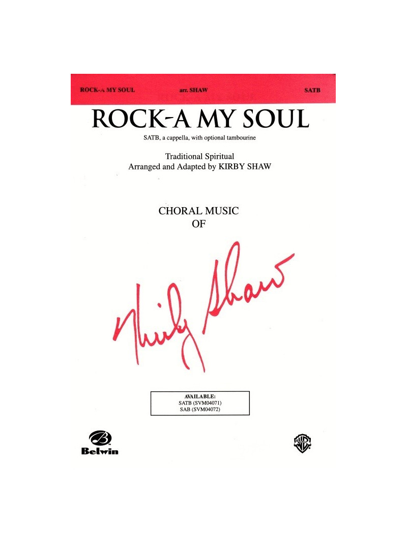 Rock-A-My Soul (SATB)