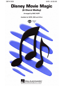 Disney Movie Magic (SATB)