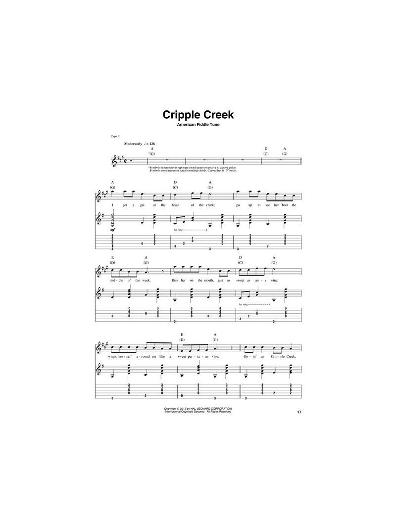 Bluegrass Classics: Guitar Play-Along Volume 138 (book/CD)