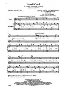 Nowell Carol (Choral)