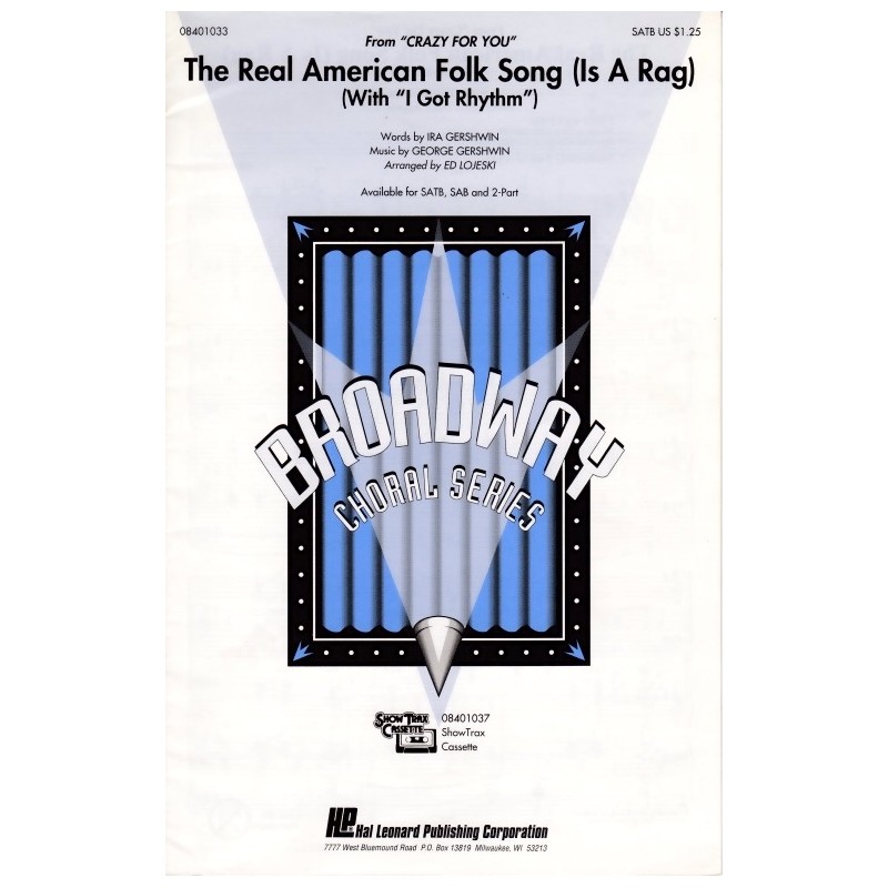 A Real American Folk Song Is a Rag (Choral)