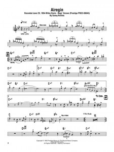 Sonny Rollins – Omnibook (Bb Instruments)