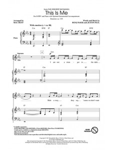 This Is Me (Choral SATB)