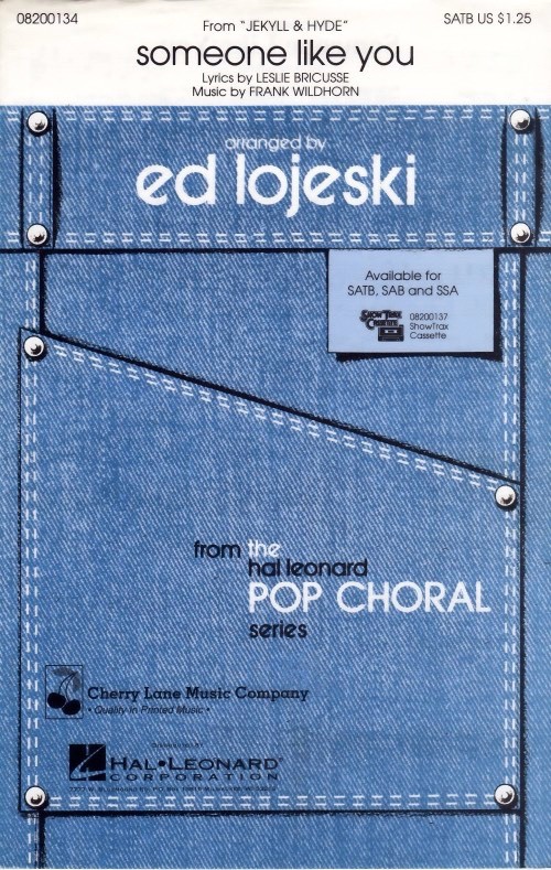 Someone Like You (Choral SATB)