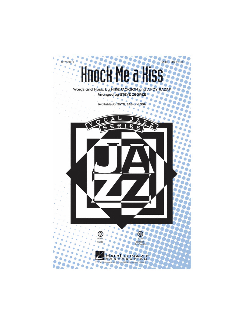 Knock Me a Kiss (Choral & CD)