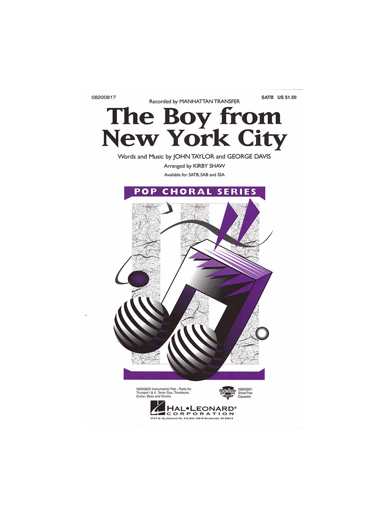 The Boy from New York City (Choral)
