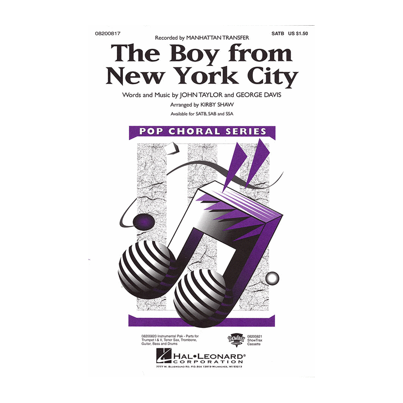 The Boy from New York City (Choral)