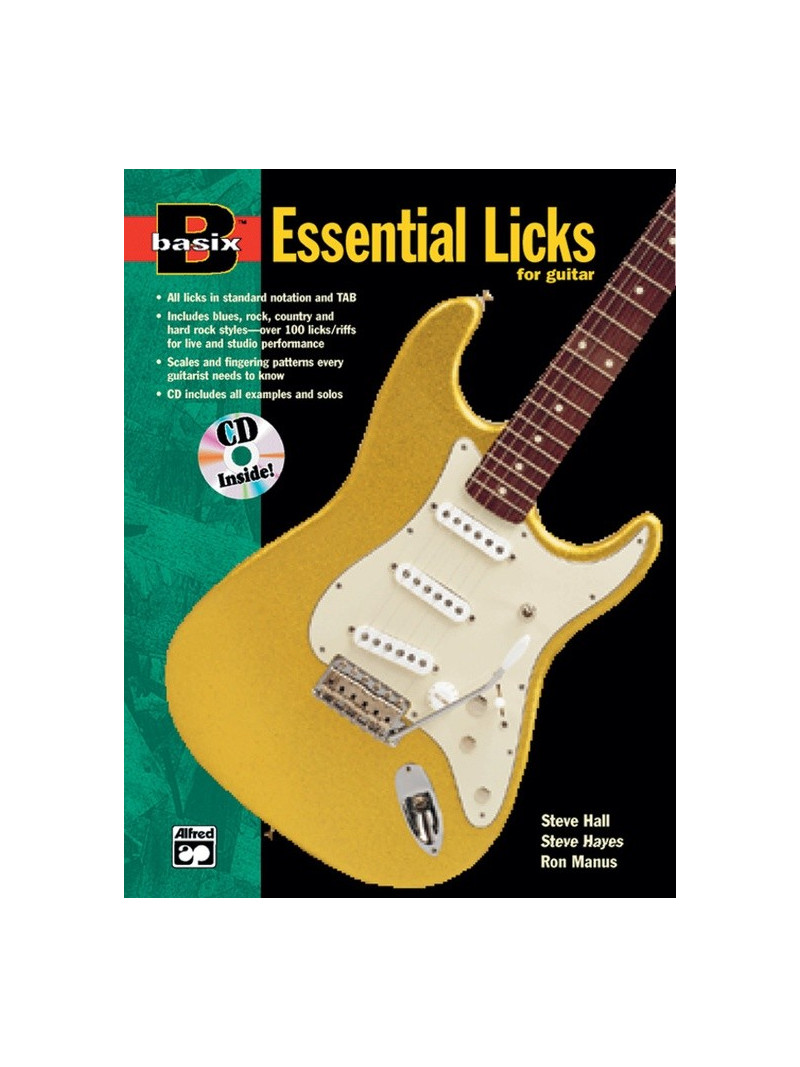 Basix: Essential Licks for Guitar (book/CD)