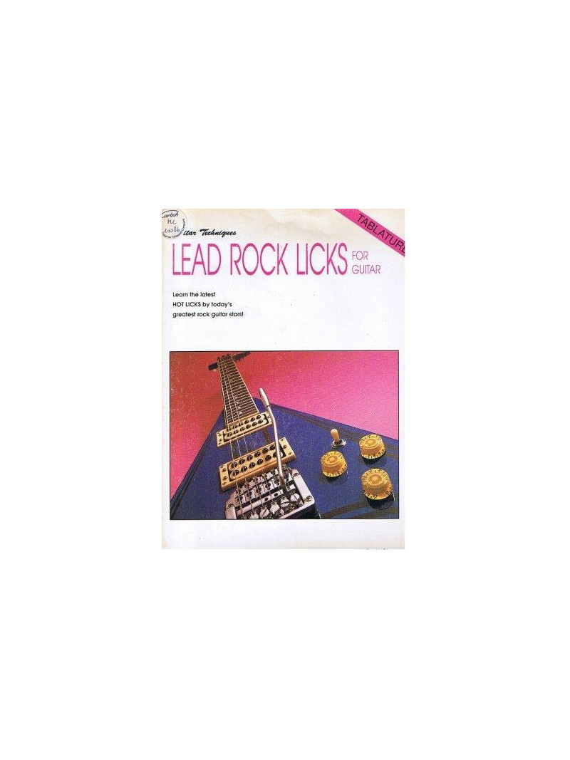 Lead Rock Licks for Guitar