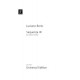 Luciano Berio: Sequenza IX for Alto Saxophone 