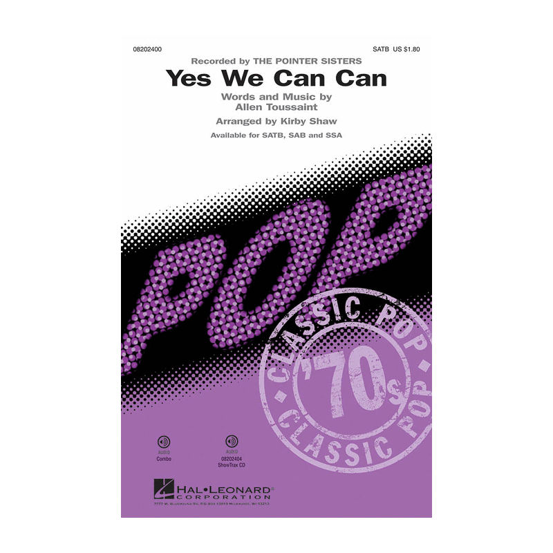 Yes We Can Can (Choral SATB)