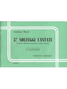 57 Solfeggi cantati - II fascicolo
