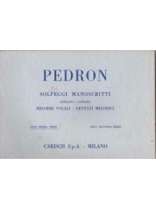 Pedron - Solfeggi Manoscritti (2a Serie) 