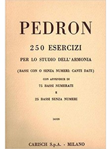 Pedron - 250 esercizi per lo studio dell'armonia