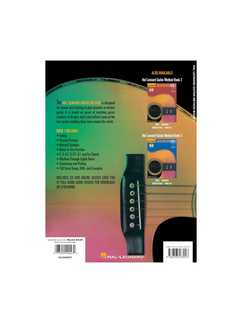 Hal Leonard Bass Method Book Volume 1 (book/CD)