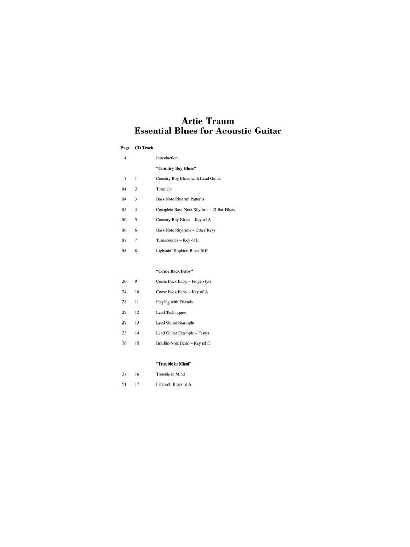 Teaches Essential Blues for Acoustic Guitar (book/CD)