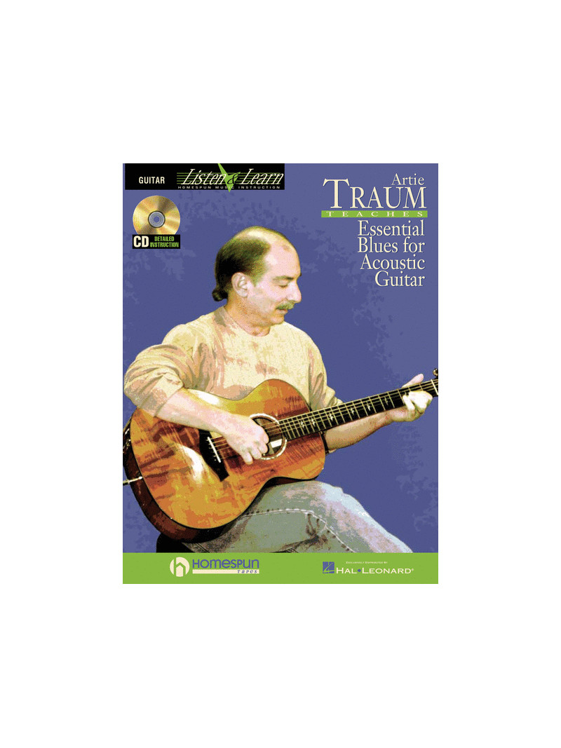 Teaches Essential Blues for Acoustic Guitar (book/CD)