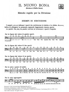 Metodo rapido per la divisione in chiave di basso