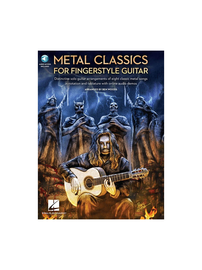 Metal Classics for Fingerstyle Guitar (book/Audio Online)