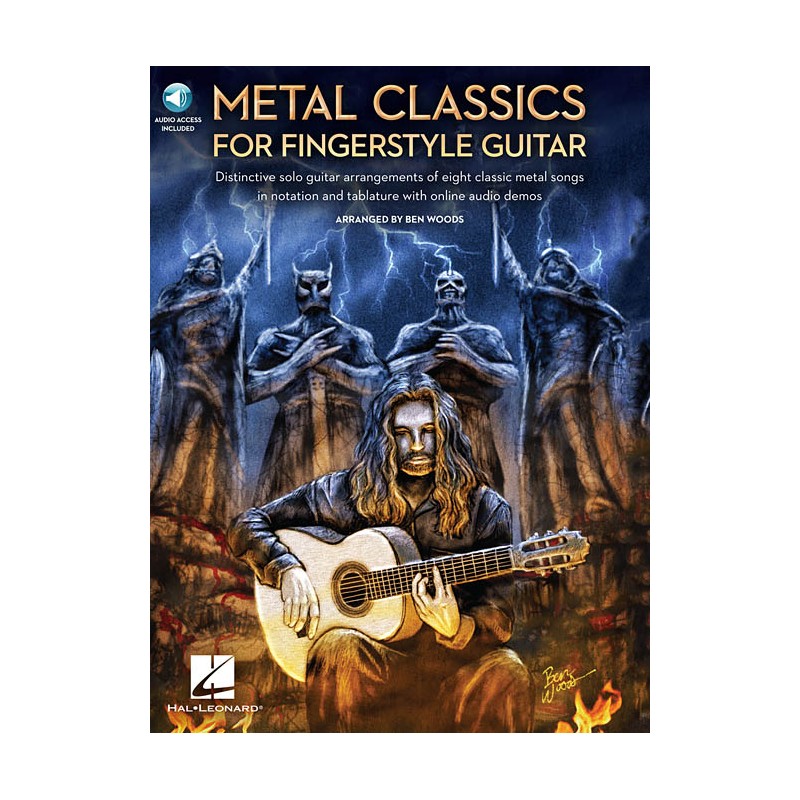 Metal Classics for Fingerstyle Guitar (book/Audio Online)