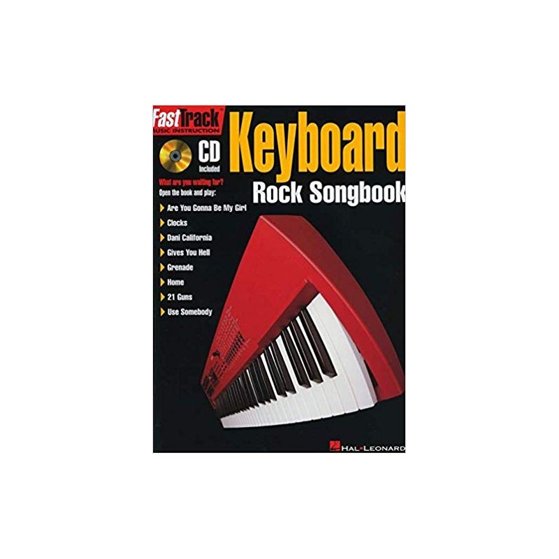 Fast Track Keyboard - Rock Songbook (book/CD)