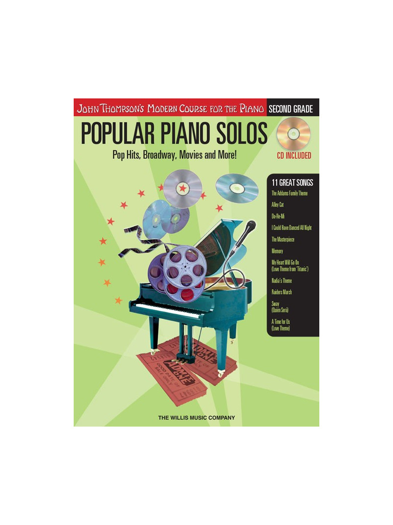 Popular Piano Solos Second Grade (book/CD)
