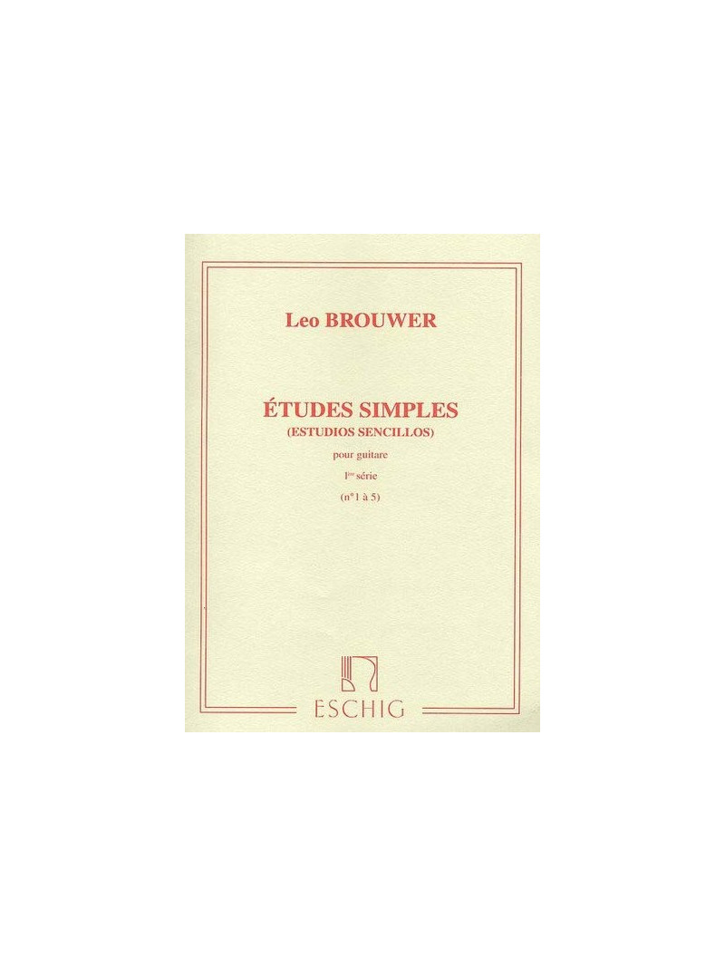 Leo Brouwer | Etudes Simples (Pour Guitar)